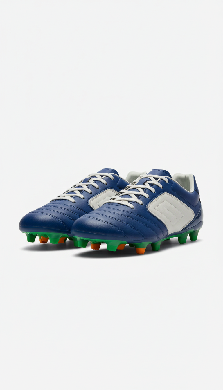 Leather Cleats With Molded Studs